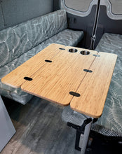 Load image into Gallery viewer, The Elite Bamboo Table 3/4" Thick For Camper Vans and RVs