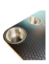 Load image into Gallery viewer, Hex-Duo Folding Black Hex Lagun Table 3/4" For Camper Vans and RVs