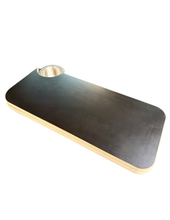 Load image into Gallery viewer, Hex-Duo Folding Black Hex Lagun Table 3/4" For Camper Vans and RVs