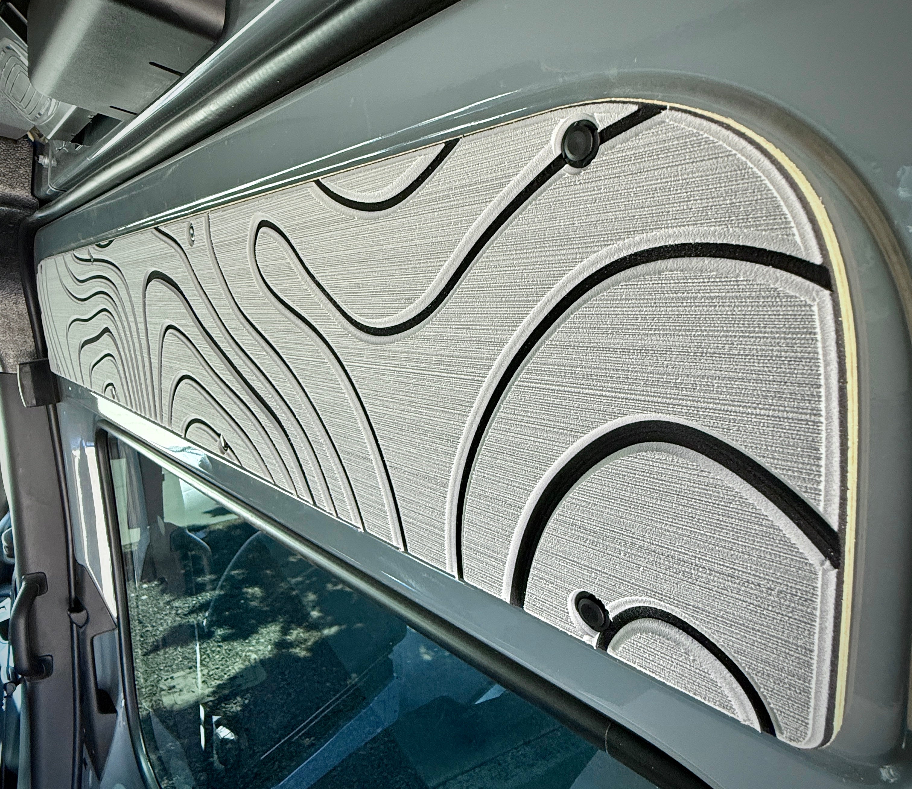 Sprinter Slider Door Panel โ Topo Design (2007+)