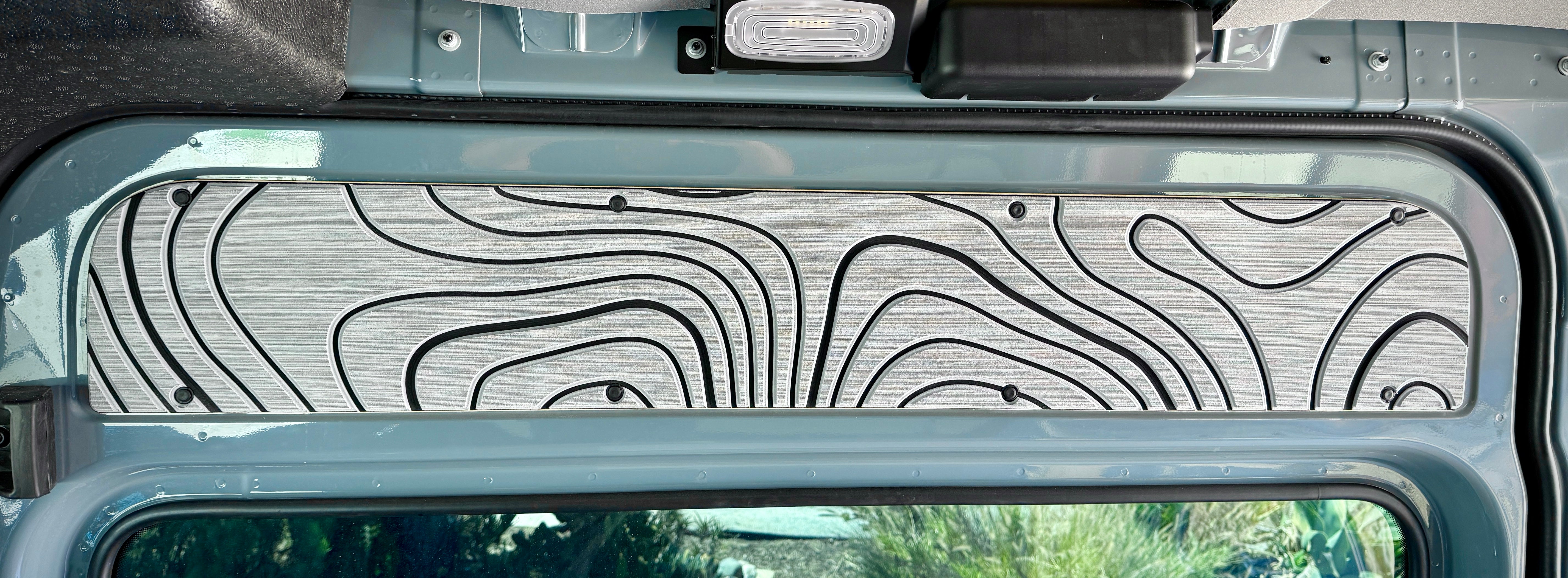 Sprinter Slider Door Panel โ Topo Design (2007+)