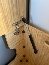 Load image into Gallery viewer, Laveo Dry Flush Portable Waterless Toilet Bamboo Lift top Cabinet Flat Pack Kit