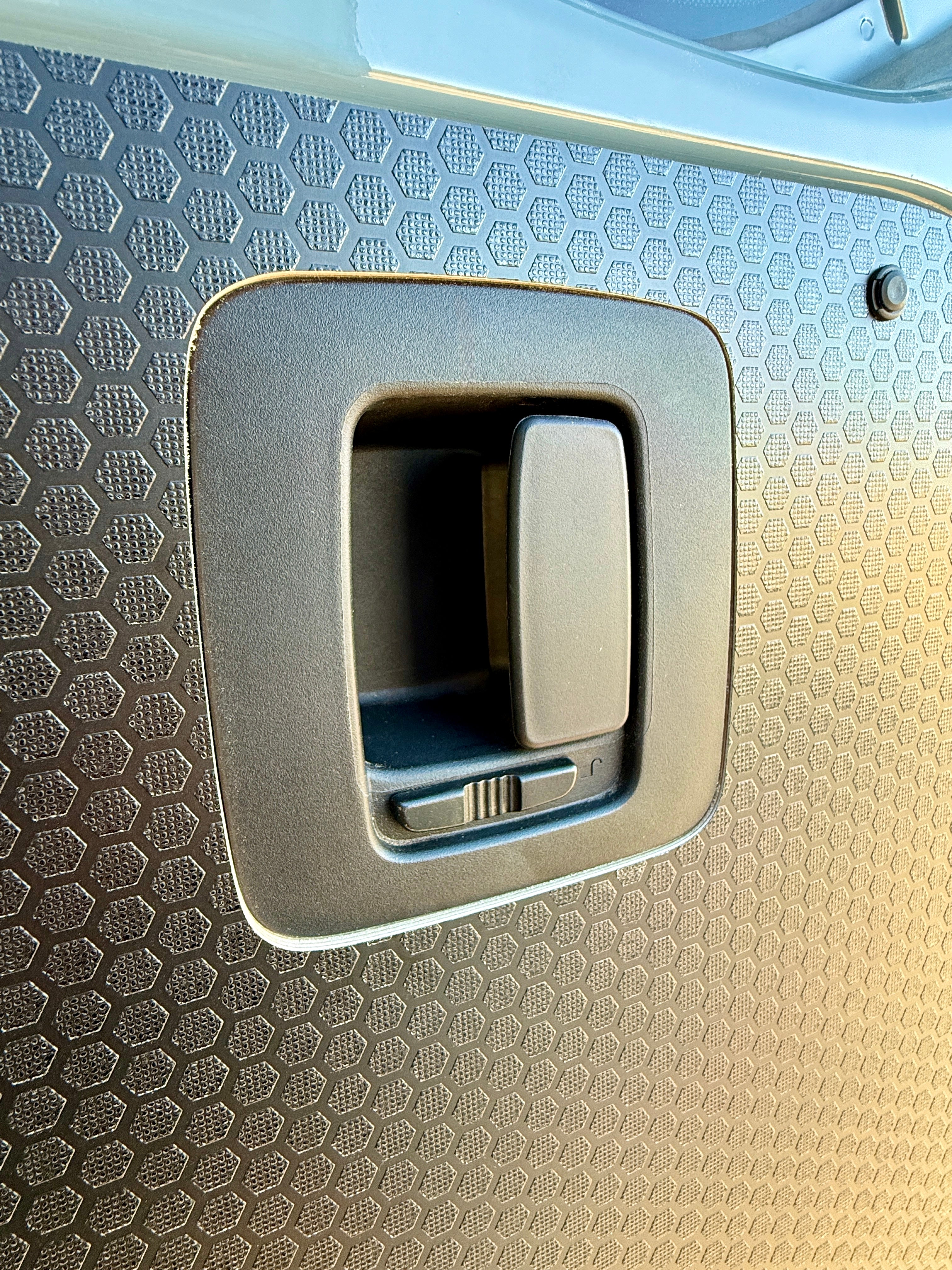Black Hex Sprinter rear door panel