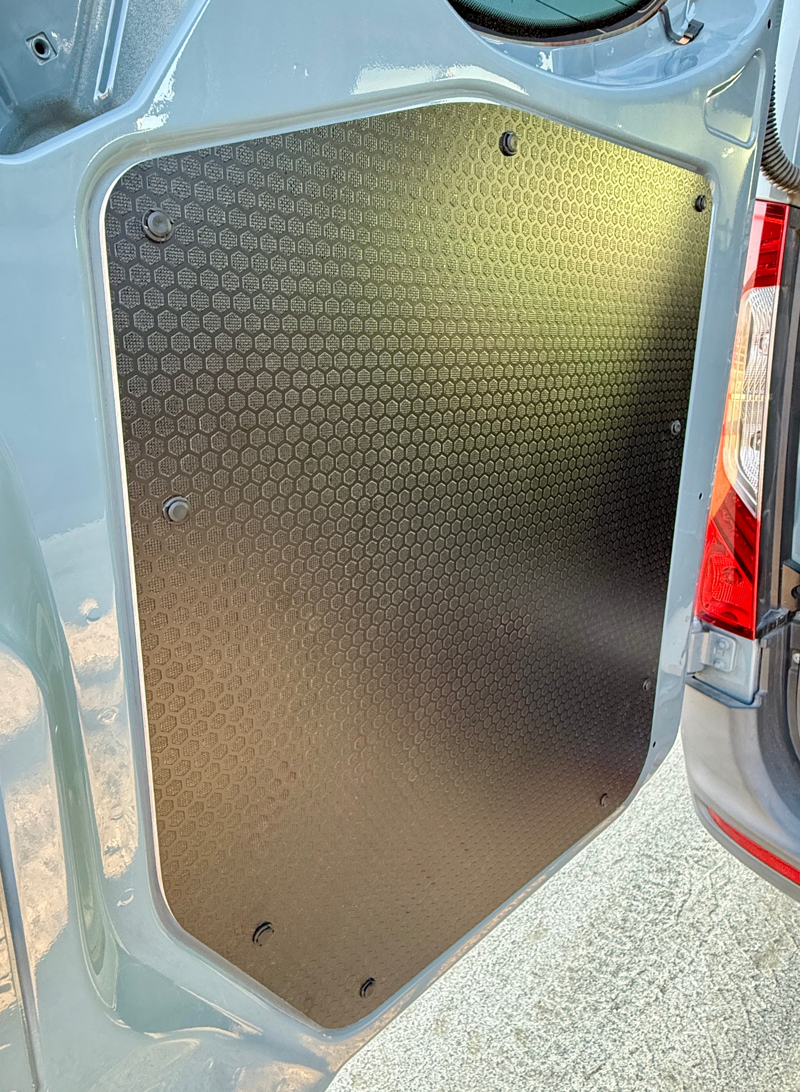 Black Hex Sprinter rear door panel