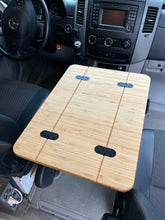 Load image into Gallery viewer, Slim Folding Bamboo Lagun Table 1/2" Thick For Camper Vans and RVs