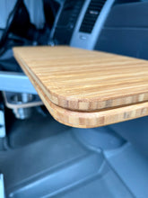 Load image into Gallery viewer, Slim Half Folding Bamboo Lagun Table 1/2" Thick For Camper Vans and RVs
