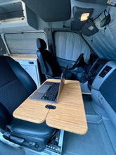 Load image into Gallery viewer, Slim Half Folding Bamboo Lagun Table 1/2" Thick For Camper Vans and RVs