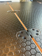 Load image into Gallery viewer, Folding Black Hex Lagun Table 3/4" Thick For Camper Vans and RVs