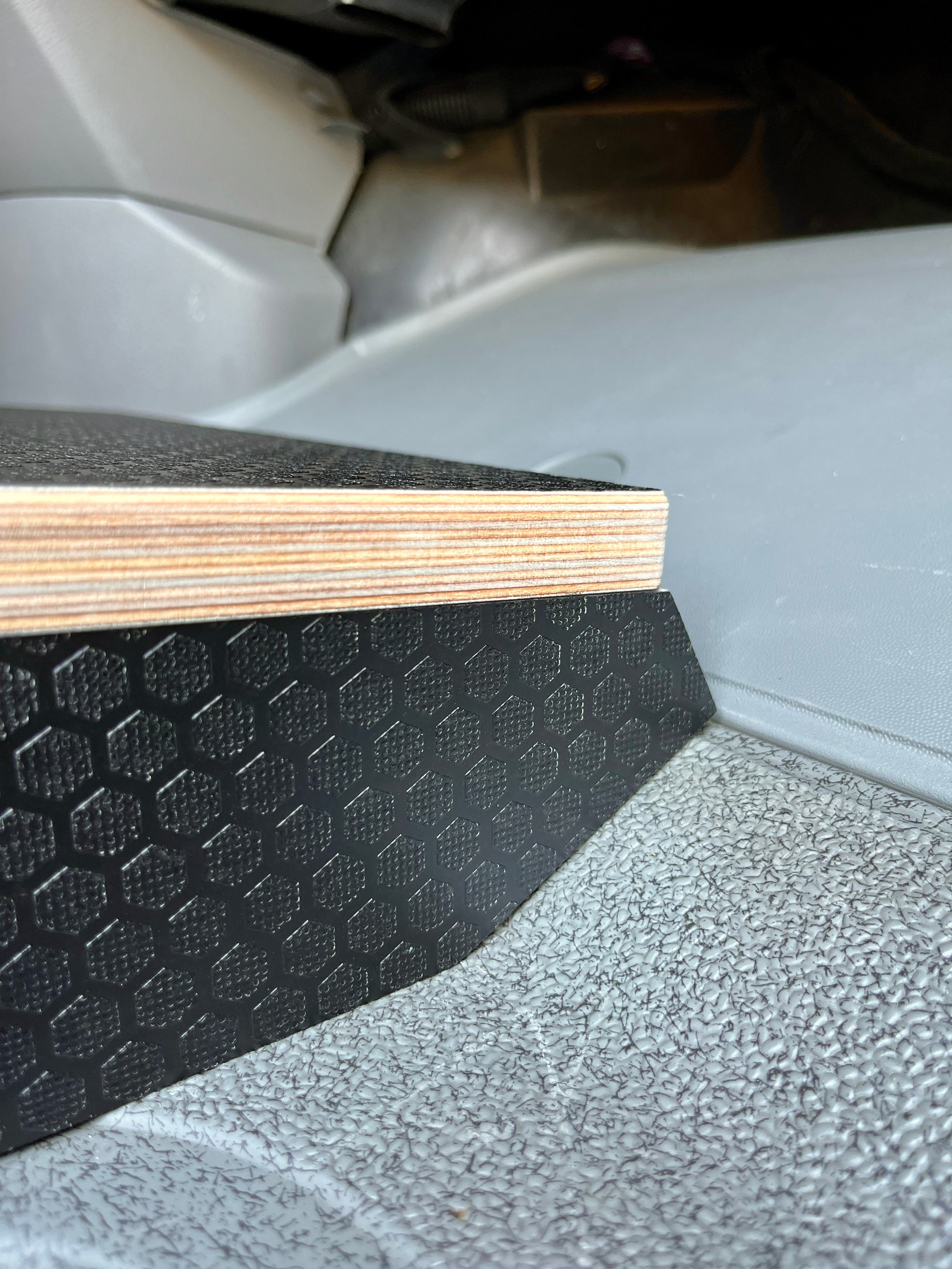 Mercedes-Benz Sprinter Black Hex Passenger Foot Platform Camper Van Stool