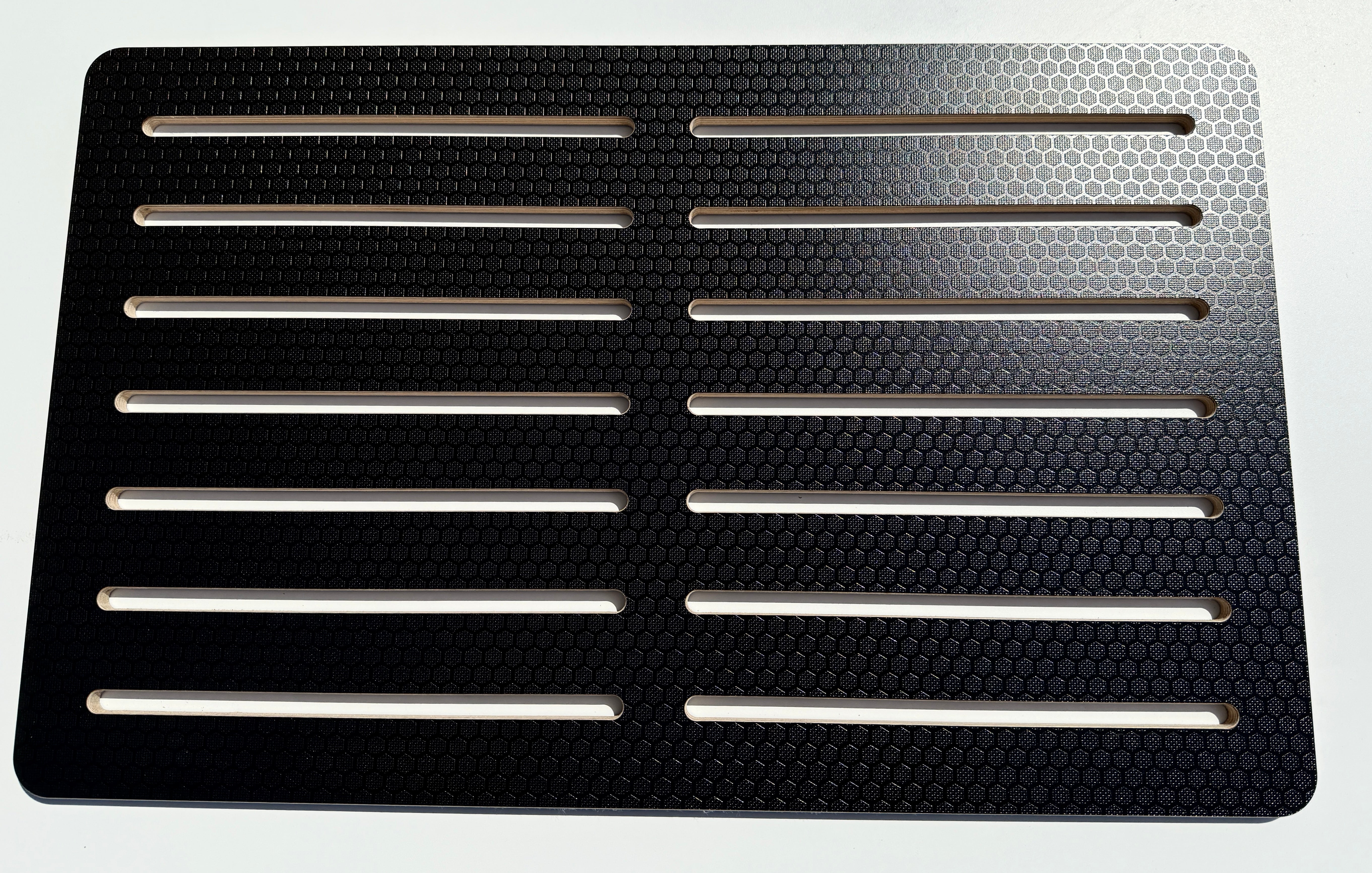 Winnebago Revel/Solis Bathroom Shower Black Hex Shelf
