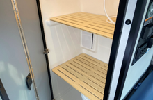 Load image into Gallery viewer, Winnebago Revel/Solis Bathroom Shower Black Hex Shelf