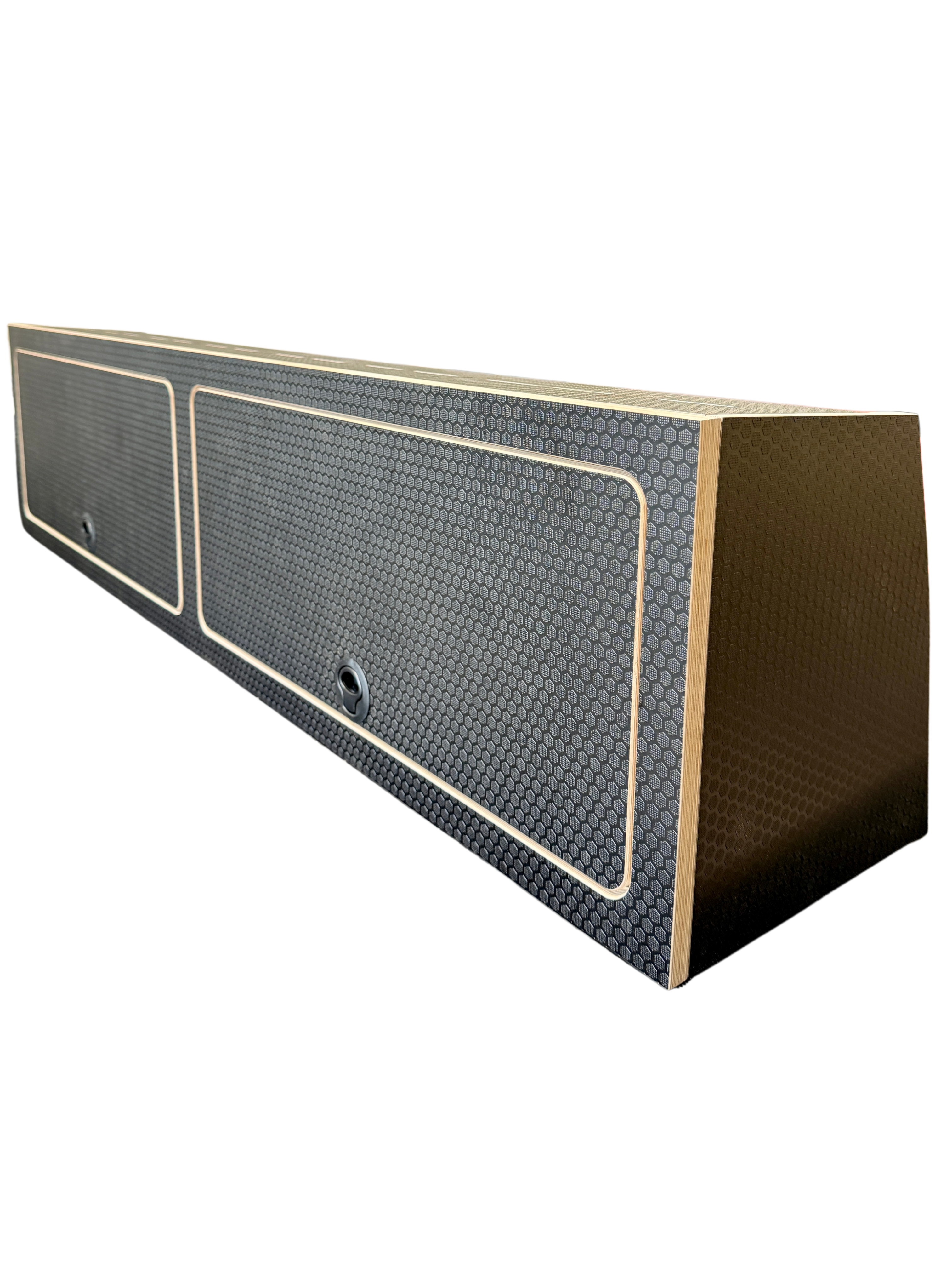 60" Upper Cabinet for High Roof Sprinter Vans | Black Hex