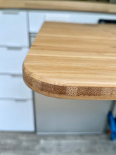 Load image into Gallery viewer, Folding Bamboo Lagun Table for Camper Vans and RVs