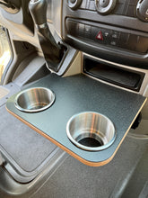 Load image into Gallery viewer, Mercedes-Benz Sprinter Cup Holder Accessories NCV3 06-18 Snack Tray Phone Table Stainless Camper Van