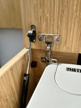 Load image into Gallery viewer, Porta Potti 565E/365 Curve Bamboo Toilet Lift top Cabinet Flat Pack Kit