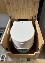 Load image into Gallery viewer, Porta Potti 565E/365 Curve Bamboo Toilet Lift top Cabinet Flat Pack Kit