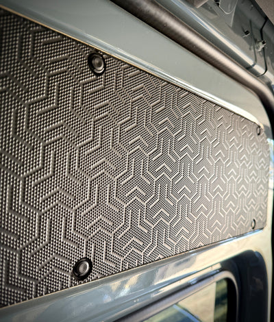Textured black Sprinter Upper slider door panel