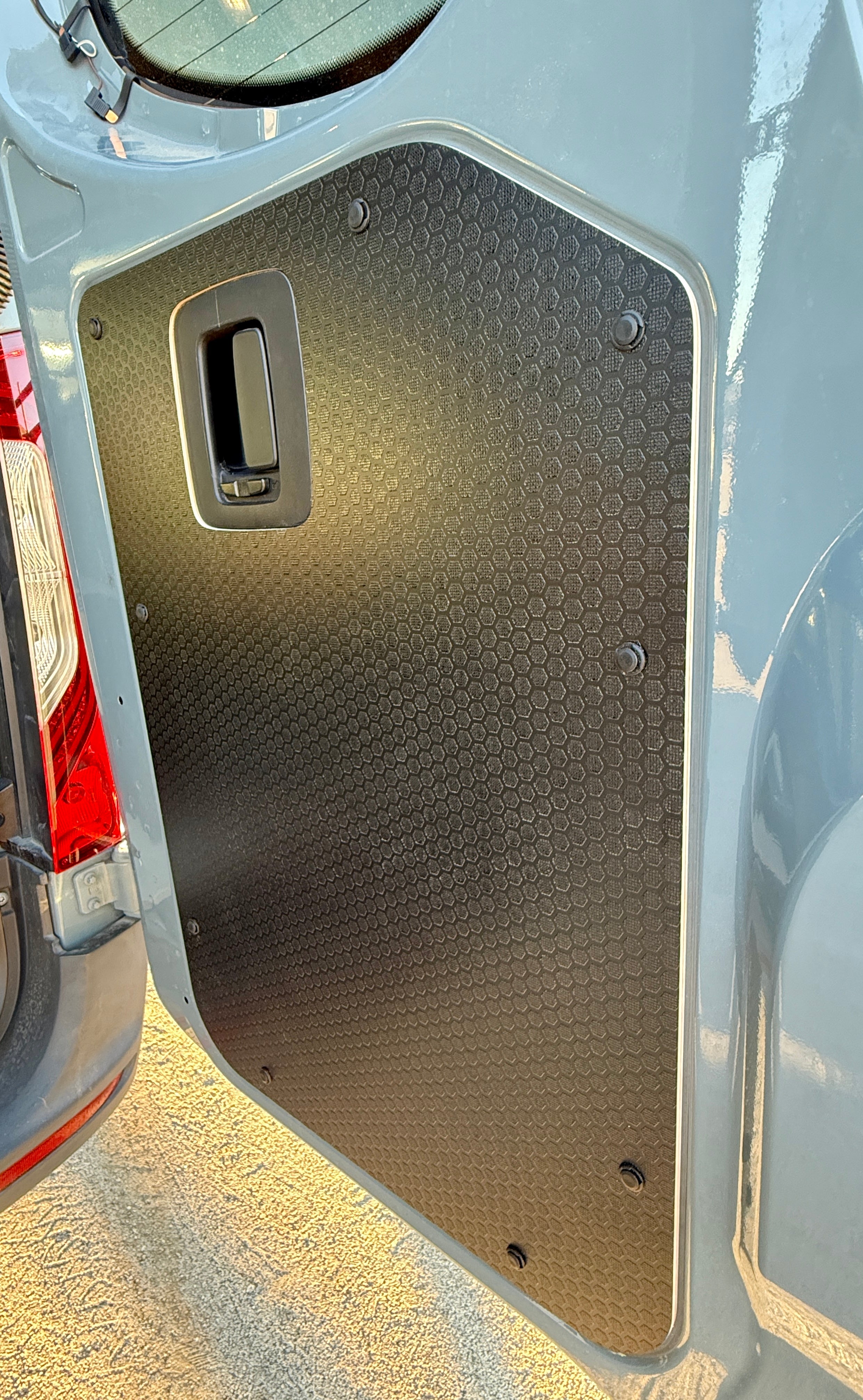 Black Hex Sprinter rear door panel