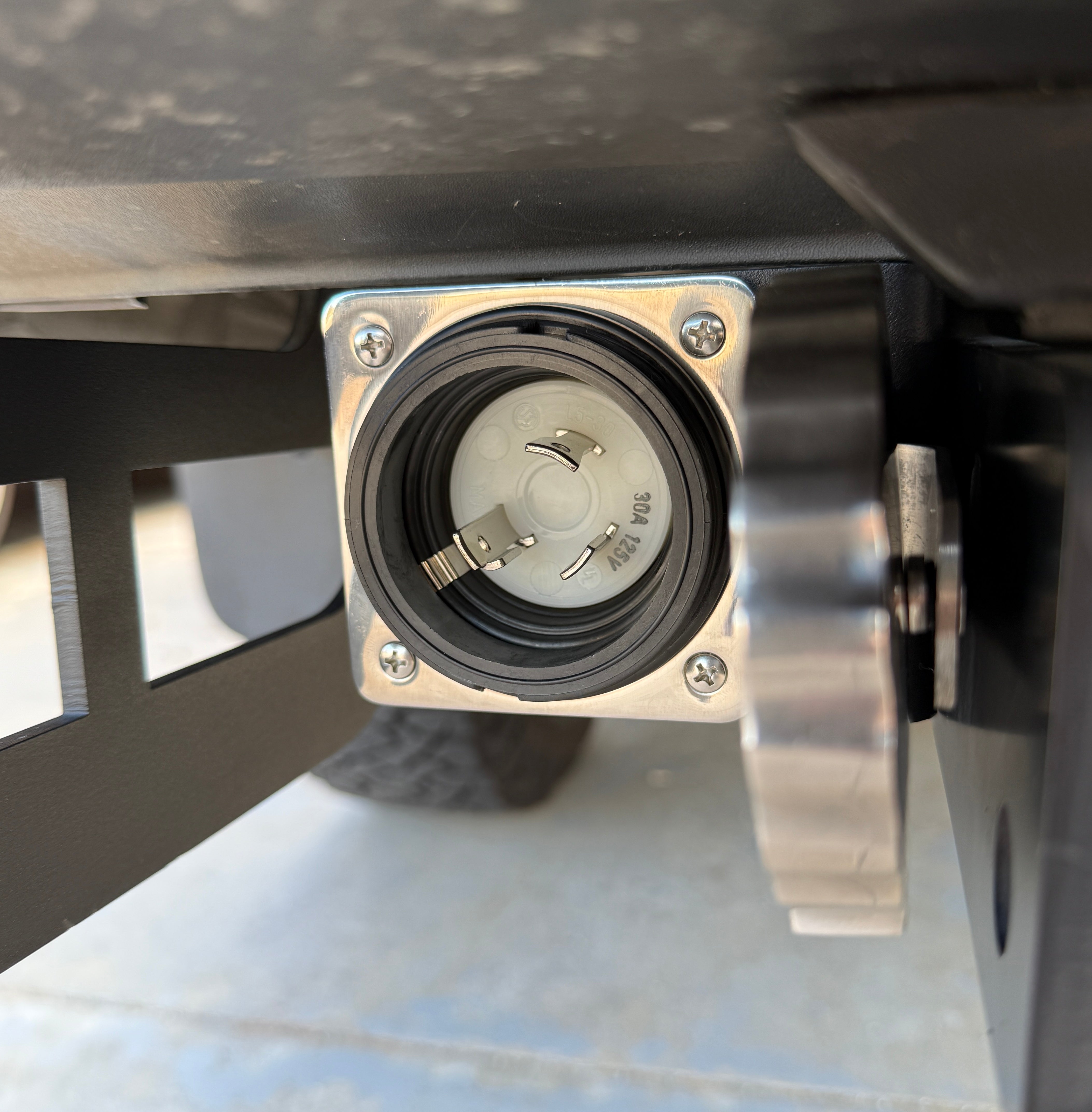 Universal RV 30 Amp Shore Power Bracket