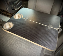 Load image into Gallery viewer, Hex-Duo Folding Black Hex Lagun Table 3/4" For Camper Vans and RVs
