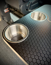 Load image into Gallery viewer, Hex-Duo Folding Black Hex Lagun Table 3/4" For Camper Vans and RVs
