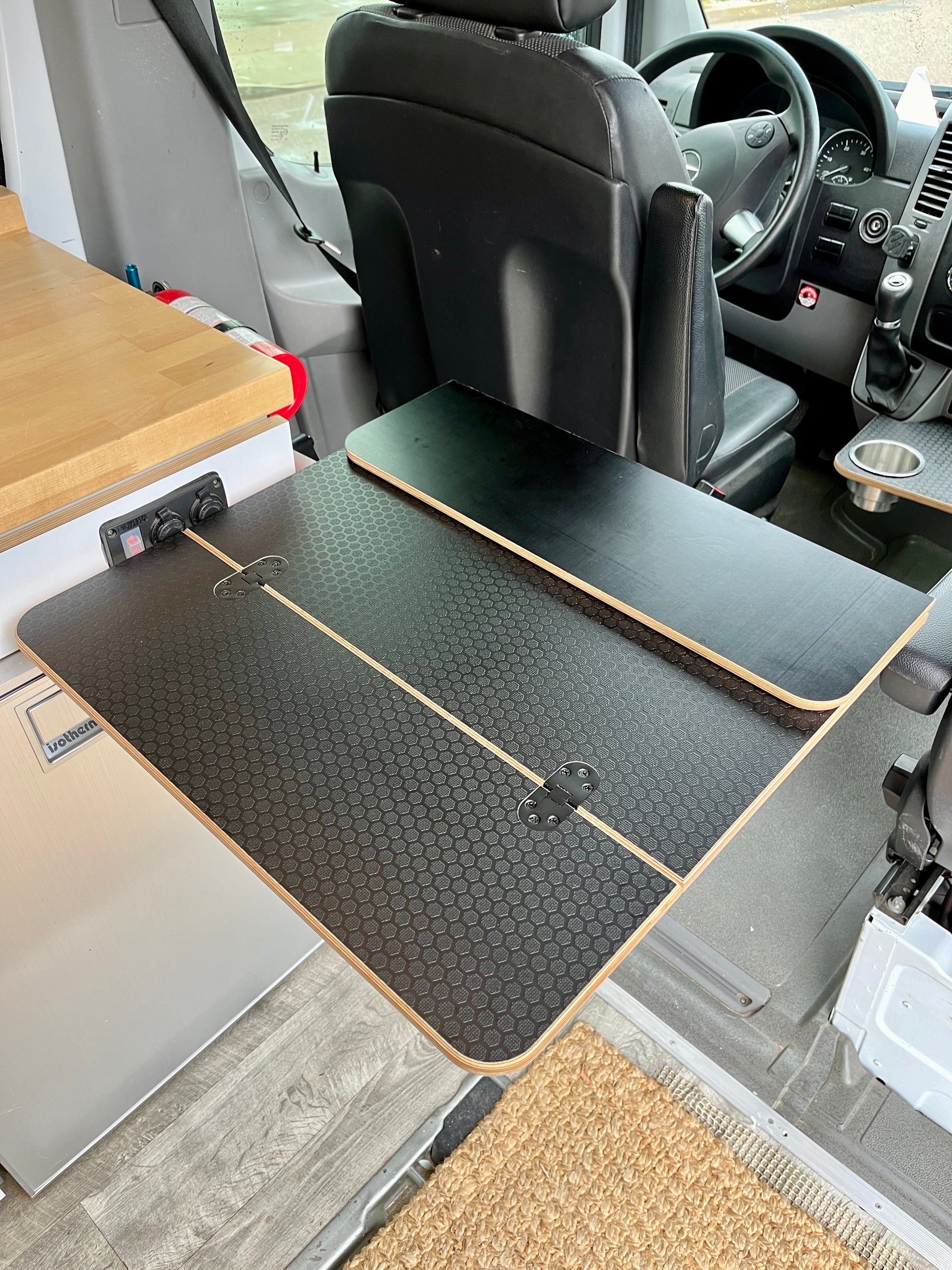 Folding Black Hex Lagun Table 1/2