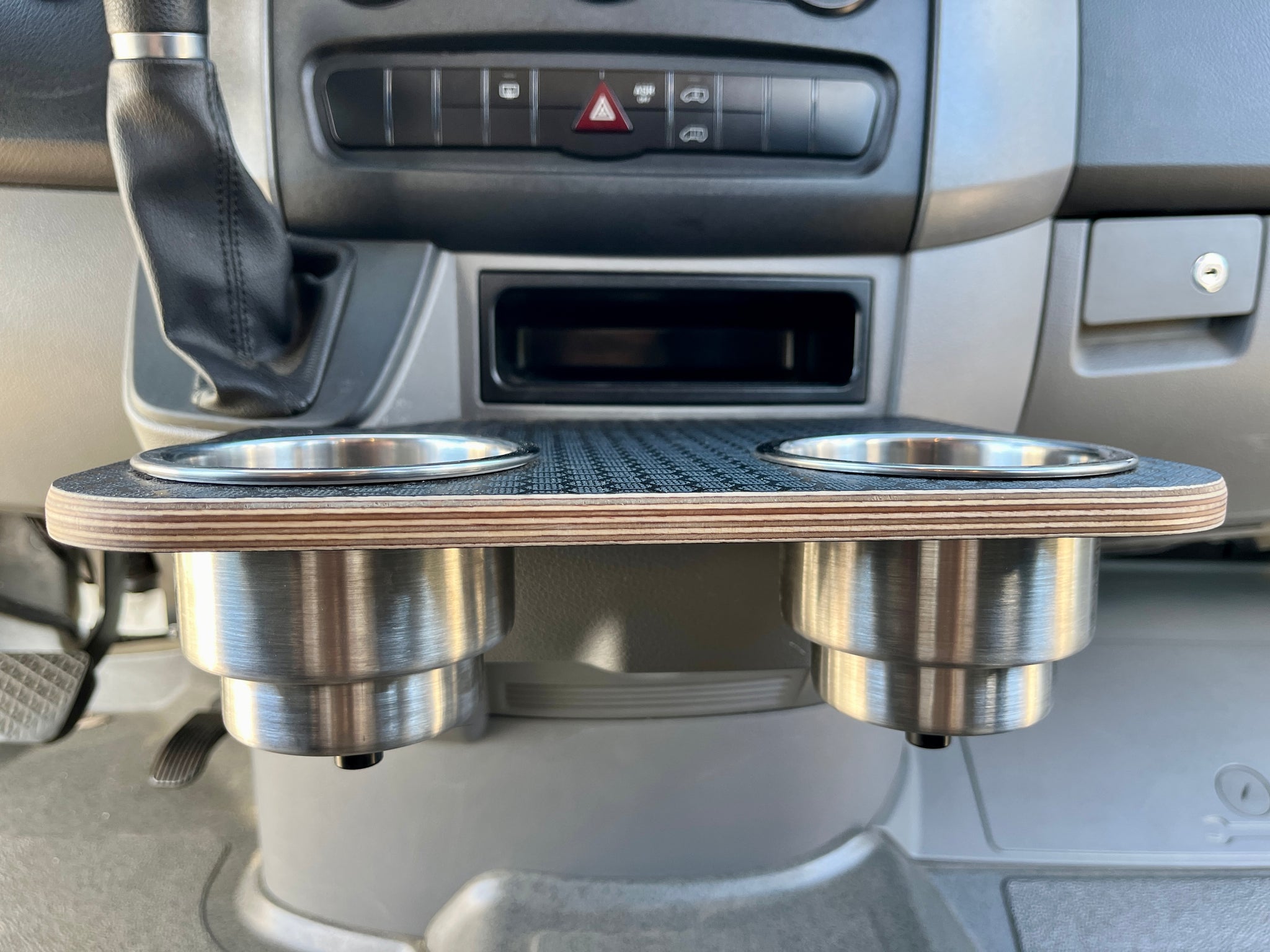 Shop Mercedes Sprinter NCV3 06-18 Black Hex Cup Holder Snack Tray ...