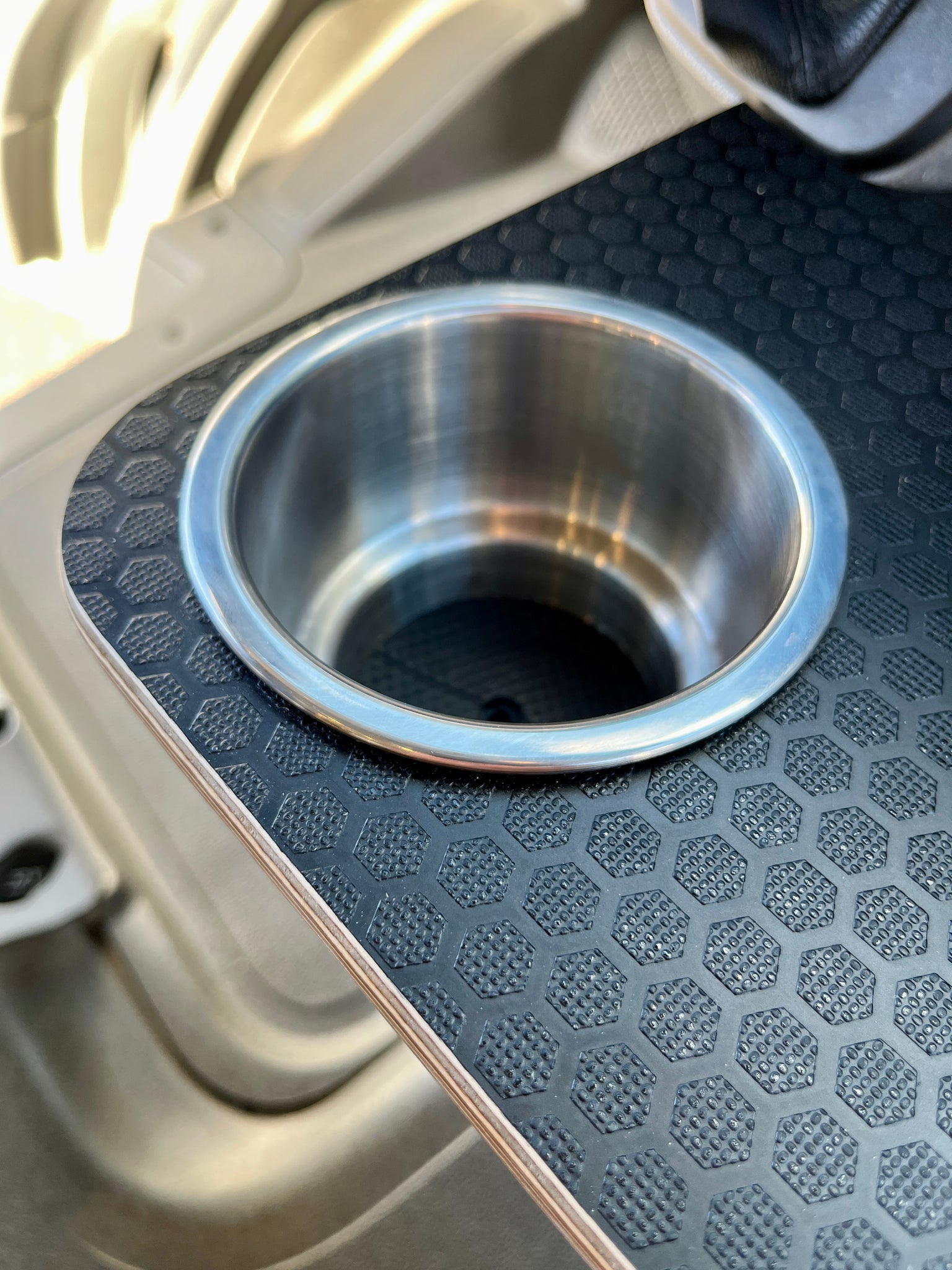 Shop Mercedes Sprinter NCV3 06-18 Black Hex Cup Holder Snack Tray ...
