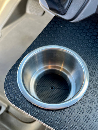 Mercedes Sprinter NCV3 06-18 Black Hex Cup Holder Snack Tray