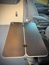 Load image into Gallery viewer, Slim Half Folding Black Hex Lagun Table 1/2" Thick For Camper Vans and RVs
