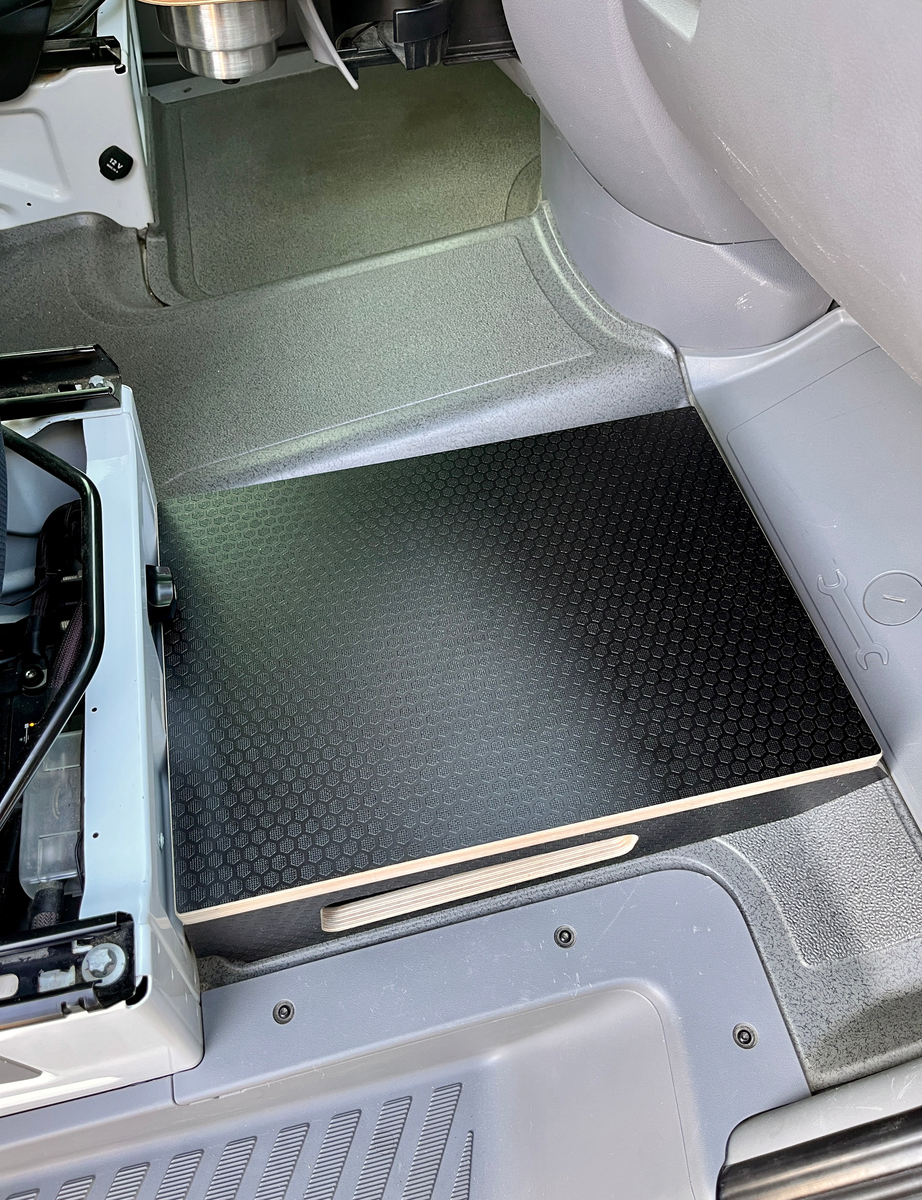 Mercedes-Benz Sprinter Black Hex Passenger Foot Platform Camper Van Stool