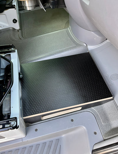 Mercedes-Benz Sprinter Black Hex Passenger Foot Platform Camper Van Stool