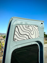 Load image into Gallery viewer, Sprinter Rear Door Panels – Set of Topo Design (2007+) ***PREORDER***
