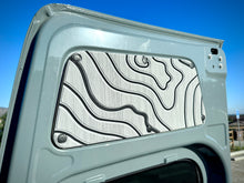 Load image into Gallery viewer, Sprinter Rear Door Panels – Set of Topo Design (2007+) ***PREORDER***
