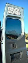 Load image into Gallery viewer, Sprinter Rear Door Panels – Set of Topo Design (2007+) ***PREORDER***
