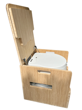 Load image into Gallery viewer, Porta Potti 565E/365 Curve Bamboo Toilet Lift top Cabinet Flat Pack Kit

