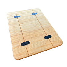 Load image into Gallery viewer, Slim Folding Bamboo Lagun Table 1/2" Thick For Camper Vans and RVs
