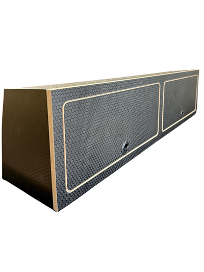 60" Upper Cabinet for High Roof Sprinter Vans | Black Hex