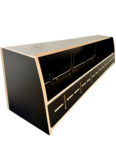 60" Upper Cabinet for High Roof Sprinter Vans | Black Hex