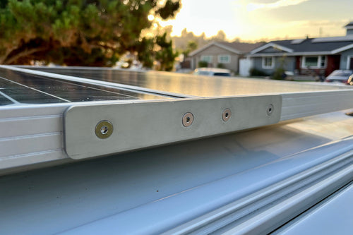 Aluminum Solar Panel Connector Bracket Set of Two