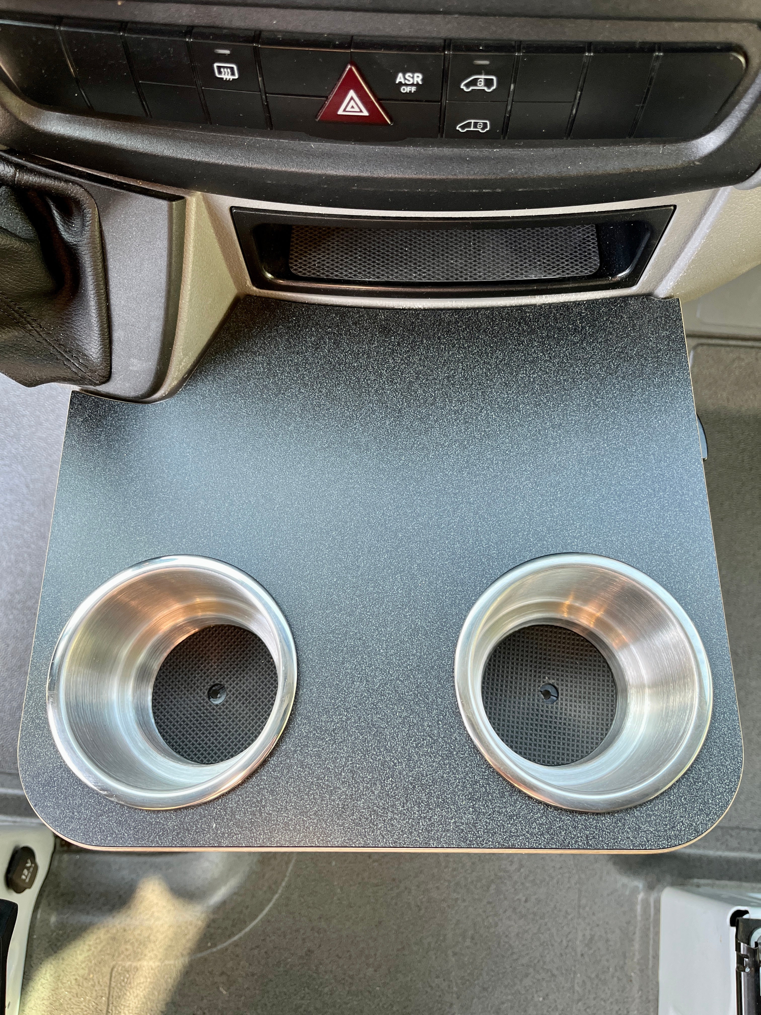 Mercedes-Benz Sprinter Cup Holder Accessories NCV3 06-18 Snack Tray Phone Table Stainless Camper Van