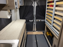 Load image into Gallery viewer, 2020 - 2022 Winnebago SOLIS Table Lift-Up Class B RV Murphy Bed
